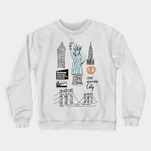 New York City Skyline Crewneck Sweatshirt